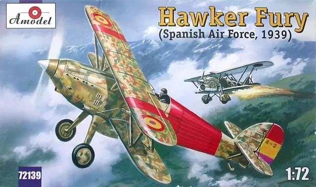 Hawker Fury Spanish Air Force - 1/72 Scale (Amodel)(AM72139)(ON0019)