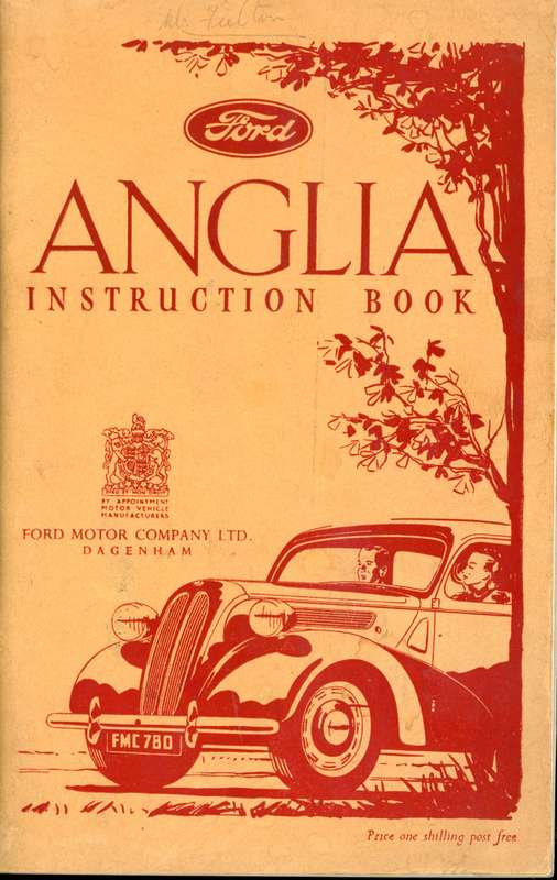 Ford Anglia Instruction Book