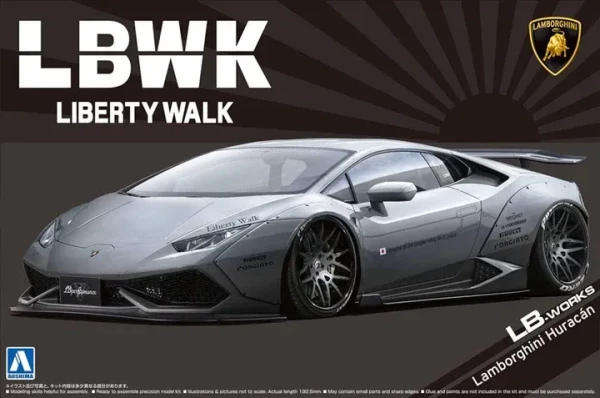 LB-Works Lamborghini Hura - 1/24 Scale (Aoshima 05990)