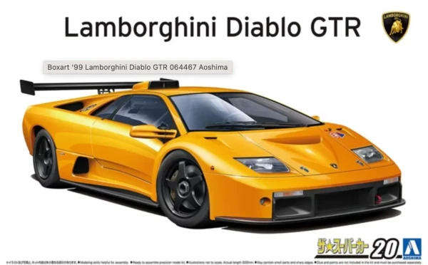 Lamborghini Diablo GTR - 1/24 Scale (Aoshima 06446)