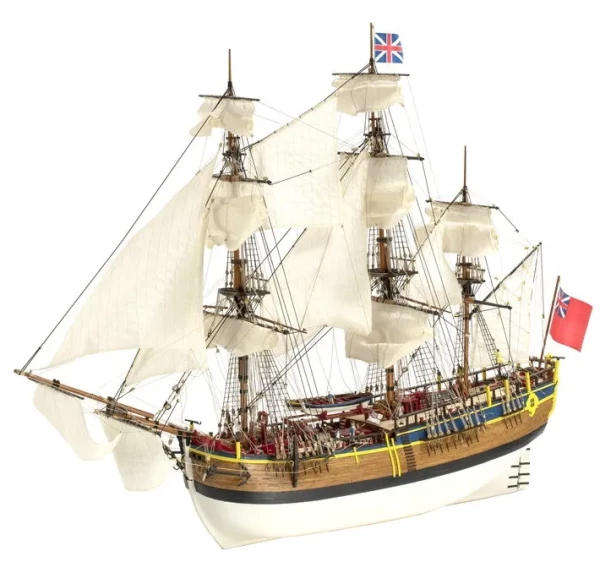 HMS Endeavour Wooden Model - 1/50 Scale (Artesania 22520)
