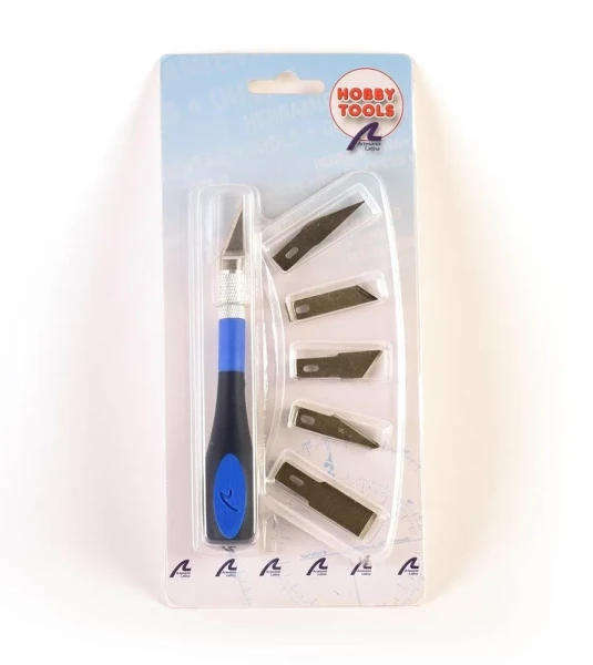 Ergonomic Hobby Knife N5 with 6 Blades (Artesania 27047)