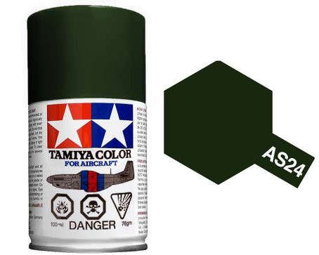 Dark Green (Luftwaffe) Spray Can  100ml (Tamiya AS-24)