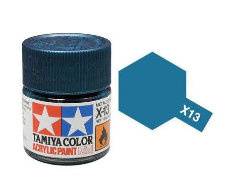Metallic Blue Acrylic Paint 23ml (Tamiya X-13)