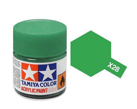 Gloss Park Green Acrylic Paint 23ml (Tamiya X28)