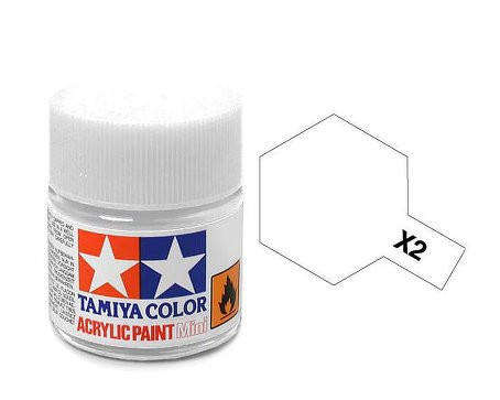 Gloss White Acrylic Paint 23ml (X-2)