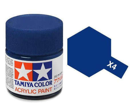 Gloss Blue Acrylic Paint 23ml (Tamiya X-4)