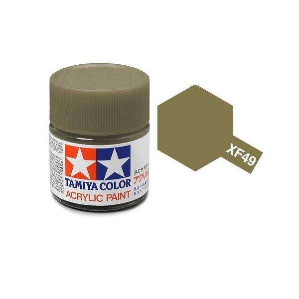 Flat Khaki Acrylic Paint 23ml (Tamiya XF-49)