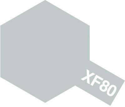 Matt Royal Light Grey Acrylic Paint 10ml (Tamiya XF-80)