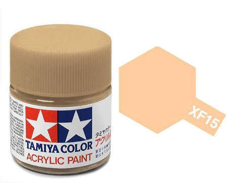 Flat Flesh Acrylic Paint 23ml (Tamiya XF-15)