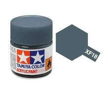 Flat Medium Blue Acrylic Paint 23ml (Tamiya XF-18)