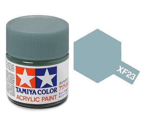 Matt Light Blue Acrylic Paint 23ml (Tamiya XF-23)
