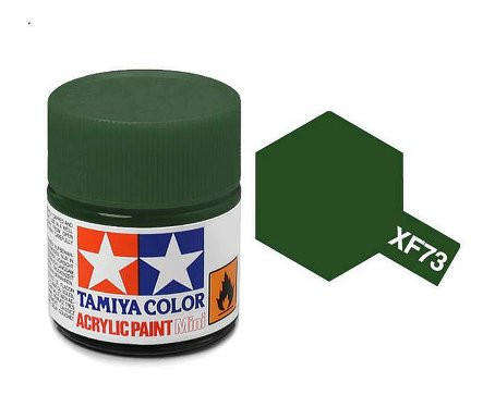 Matt Dark Green (JGSDF) Acrylic Paint 10ml (Tamiya XF-73)