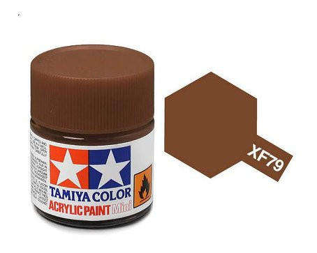 Matt Linoleum Deck Brown Acrylic Paint 10ml  (Tamiya XF-79)
