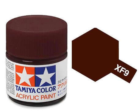 Flat Hull Red Acrylic Paint 23ml (Tamiya XF-9)
