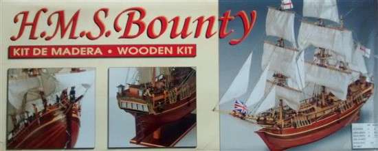 Bounty (Including sails) - 1/50 Scale (CON80817)(Constructo)