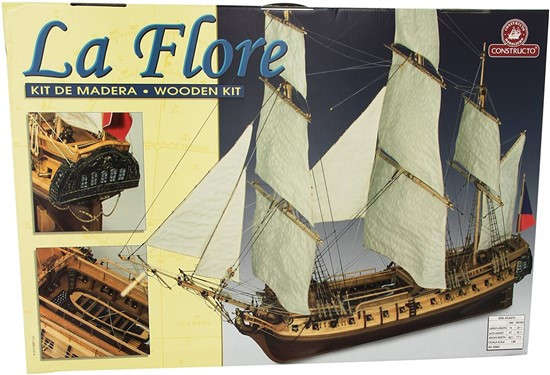 La Flore (including sails) - 1/184 Scale (CON80843)(Constructo)