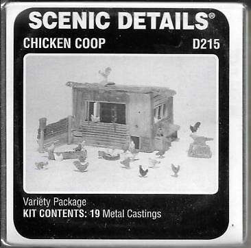 Chicken Coop - 1/87 Scale model trains