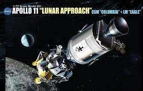 Apollo 11 "Lunar Approach" CSM "Columbia & LM Eagle" 1/72 scale Dragon 11001