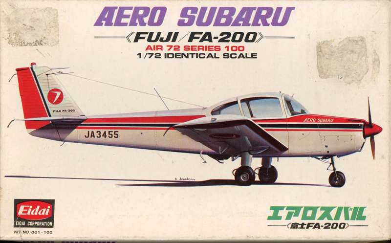 Fuji FA-200 Aero Subaru - 1/72 Scale (Eidai)(EIDAI001)(TH2412)