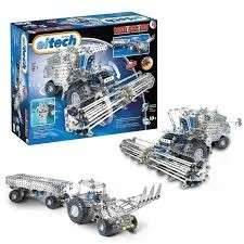 Harvester/Tractor with Trailer (1000 Parts) (Eitech)(EIT00016)