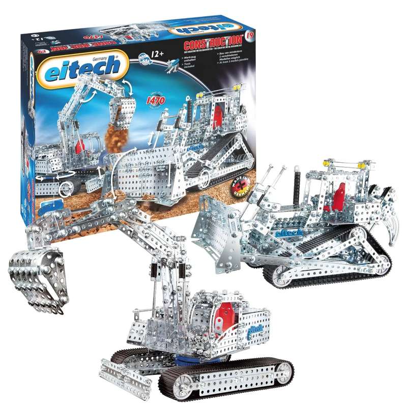 Bulldozer/Digger Mega Set (1470 Parts) (Eitech)(EIT00019)