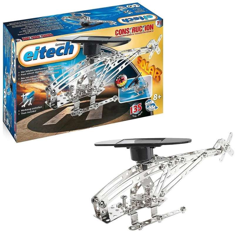 Helicopter Solar Powered (135 Parts) (Eitech)(EIT00071)