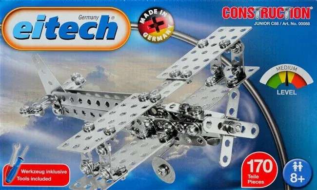Biplane Metal Construction Set (Eitech)(EIT00088)