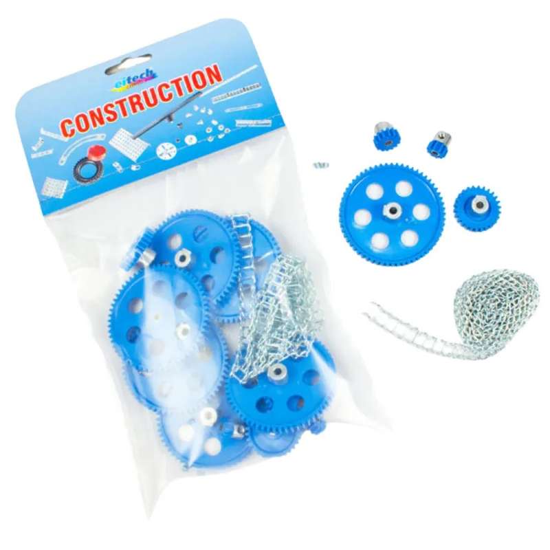 Spares Set 12 Gears Drive Chain and Assorted Nuts & Bolts (Eitech)(EIT00132)