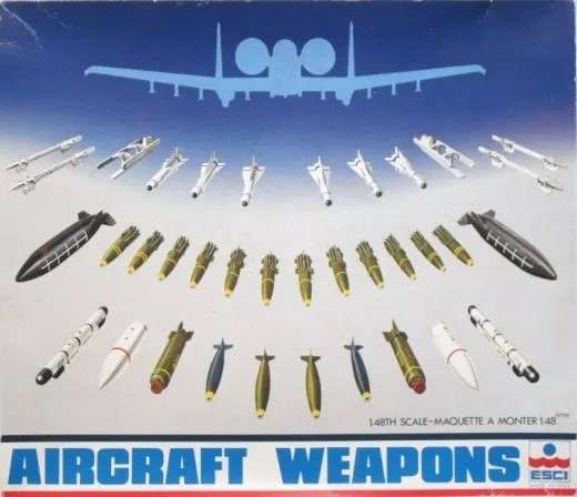 Aircraft Weapons Set - 1/48 (Esci)(ESCI4015)(ON0145)