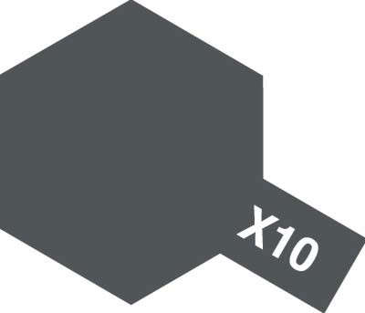 Metallic Gun Metal Enamel Paint 10ml (Tamiya X-10)