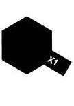 Gloss Black Enamel Paint 10ml (Tamiya X-1)