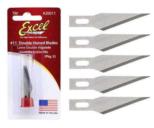 #11 Double Honed Blades (5 per Pack) Excel 20011