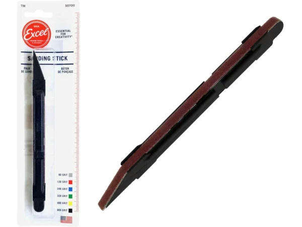Black Sanding Stick with single #600 Sanding Belt Excel 55716