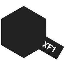 Flat Black Enamel Paint 10ml (Tamiya XF-1)