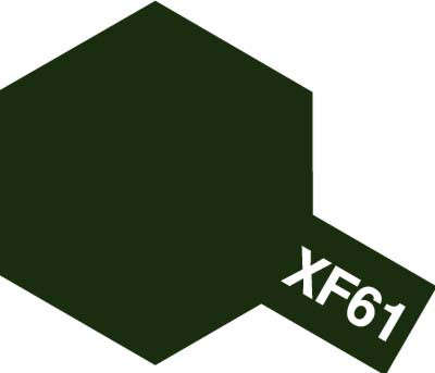 Dark Green Matt Enamel Paint 10ml (Tamiya XF-61)