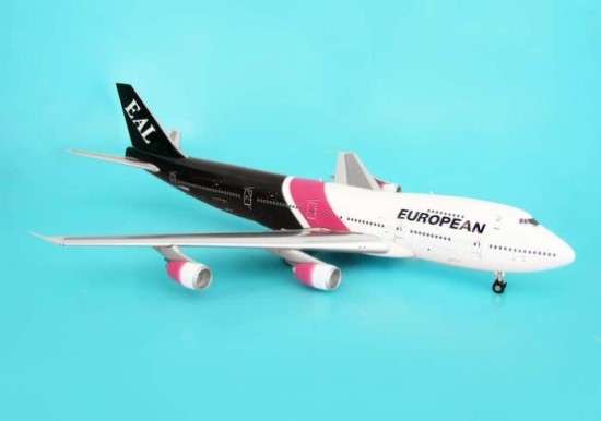 Boeing 747-236B European Airlines - 1/200 Scale (JC Wings)(FL2014)