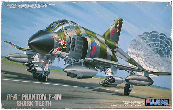 British Phantom F-4M Shark Teeth - 1/72 Scale (Fujimi FUJ27020)