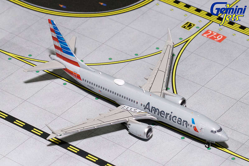 Boeing 737 MAX8 American Airlines - 1/400 Scale (Gemini Jets GJAAL1708)