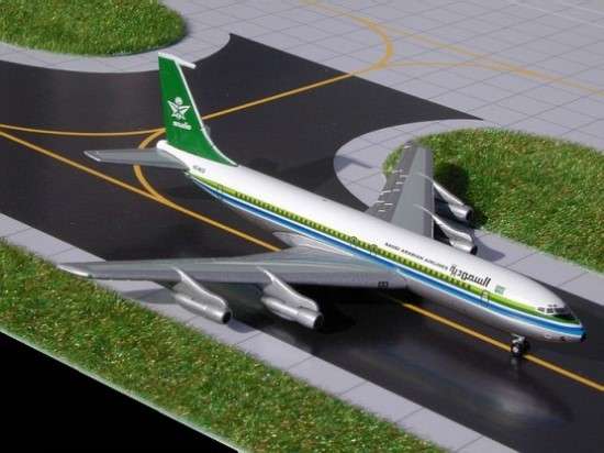 Boeing 707-368C Saudi Arabian - 1/400 Sca (Gemini Jets)(GJSVA028)(TAS000691)
