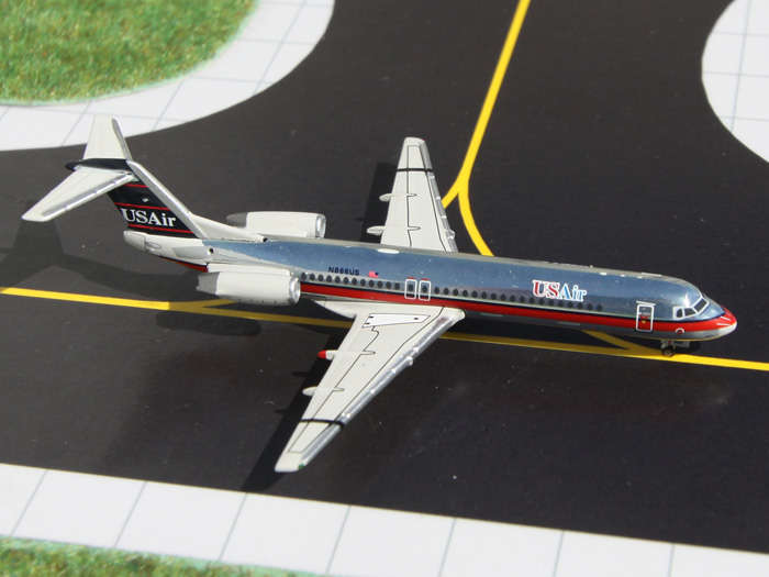 Fokker 100 US Air - 1/400 Scale (Gemini Jets GJUSA105)