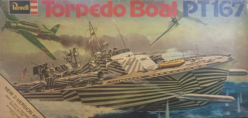 US Navy Torpedo Boat PT167 - 1/72 Scale (Revell)(H-342)(ON0334)