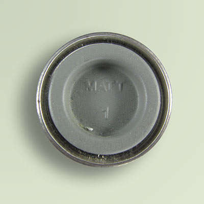 Grey Primer Matt Enamel Paint 14ml (Humbrol H01)