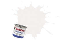 White Matt Enamel Paint 14ml (Humbrol 34)