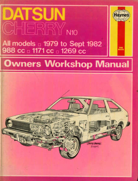 Datsun Cherry/Pulsar 1400 Workshop Manual (H679)
