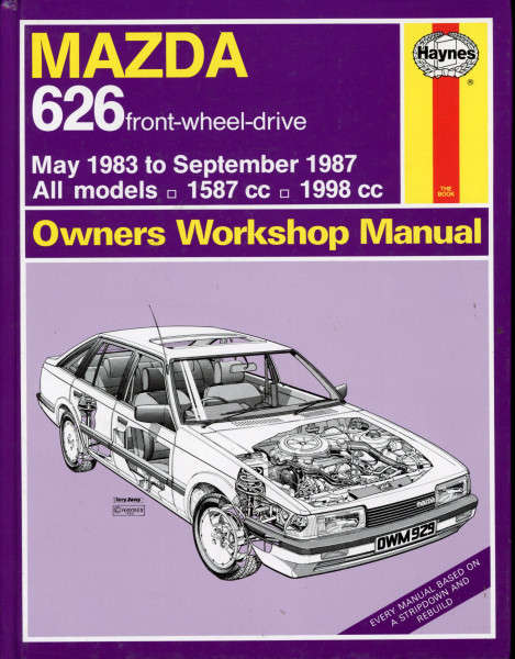 Mazda 626 Front-wheel Drive Workshop Manual (H929)