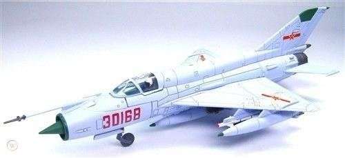 Chengdu J-7D (MiG-21) PLAAF - 1/72 Scale (HobbyMaster)(HA0128)