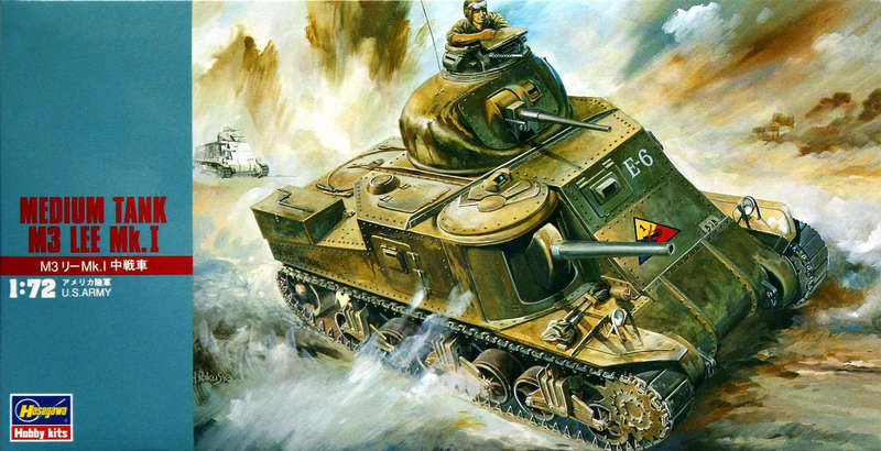 M3 Lee Mk.1 Medium Tank - 1/72 Scale (Hasegawa 31104 MT4)