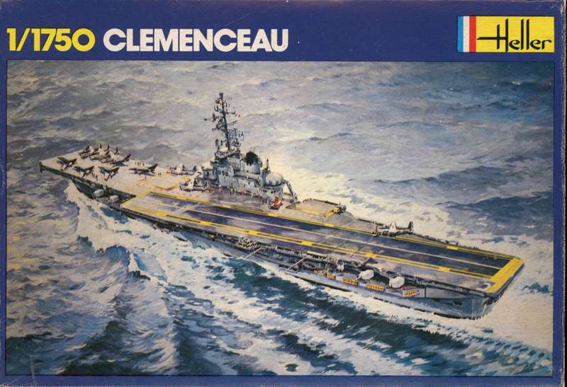 Clemenceau - 1/1750 Scale (Heller)(HEL009)(TH2428)