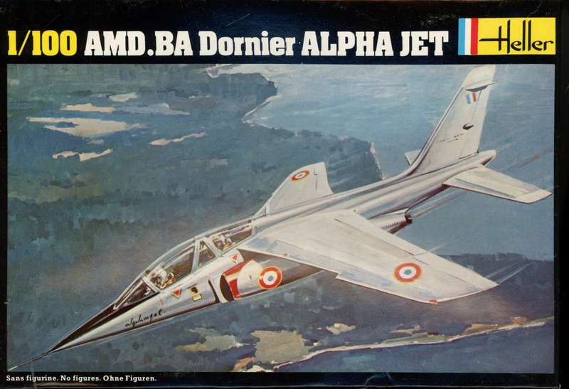 AMD-BA Dornier Alpha Jet - 1/100 Scale (Heller)(HEL048)(TH2393)